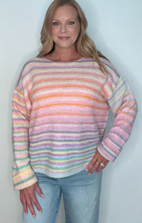 Summer Sunset Sweater-Multi