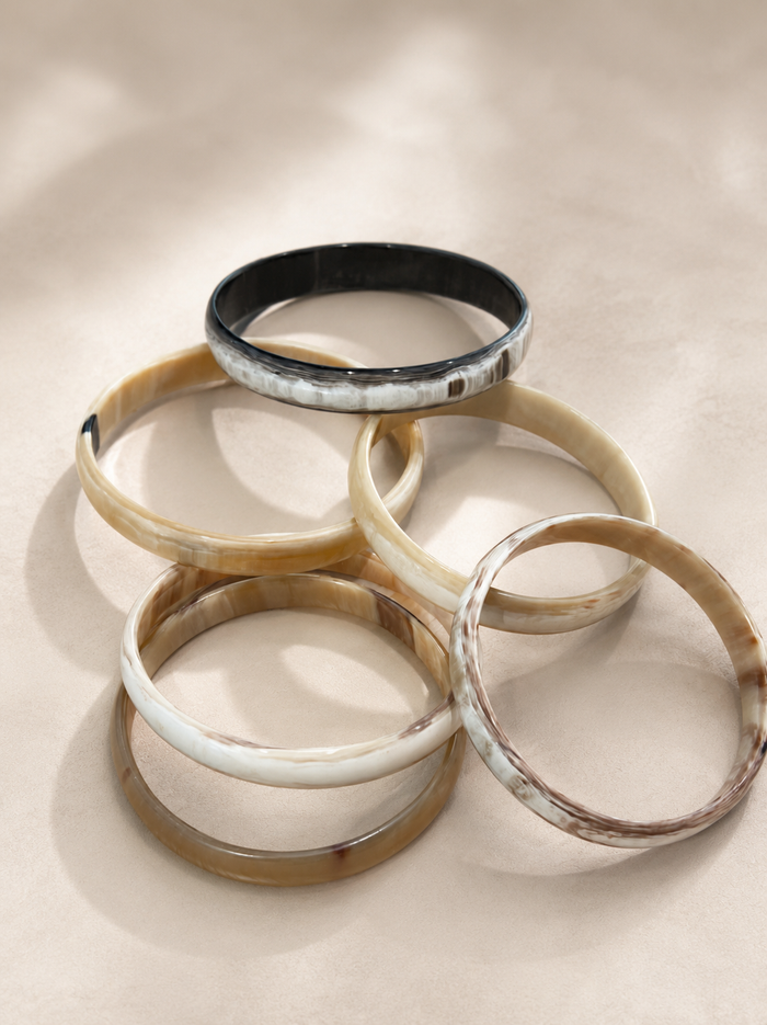 Horn Bangle-Medium