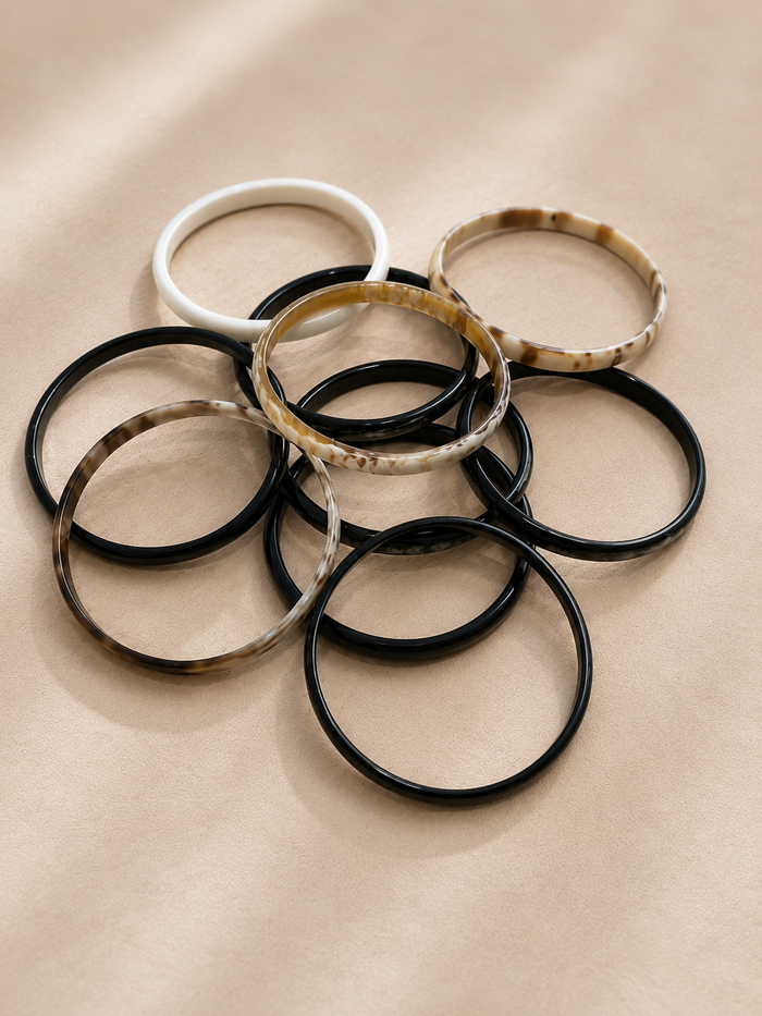 Horn Bangle-Thin