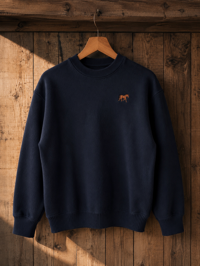Riding Club Sweatshirt-Navy