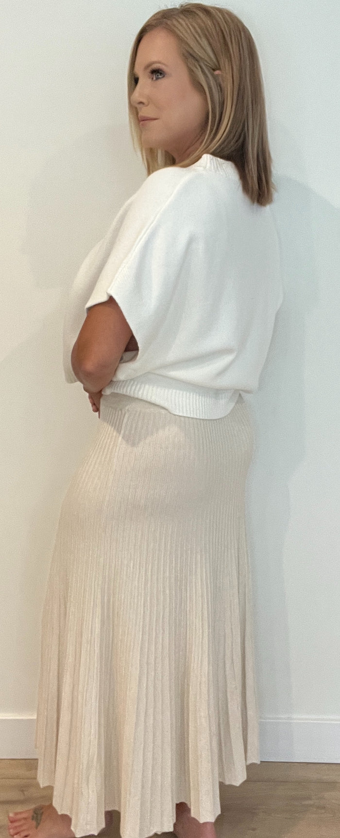 Sloan Pleated Skirt-Final Sale