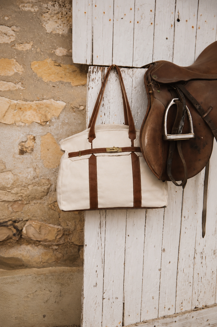 Preorder-The Fieldstone Canvas Tote-Brown