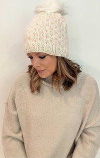Little Hearts Pom Hat