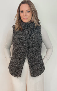 Teddy Bear Cozy Vest -Final Sale