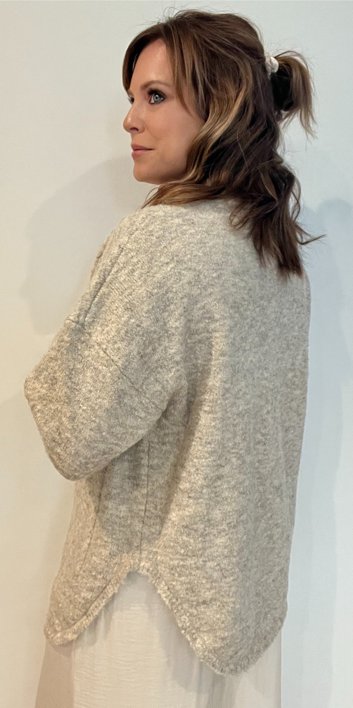 Monroe Boucle Cardigan
