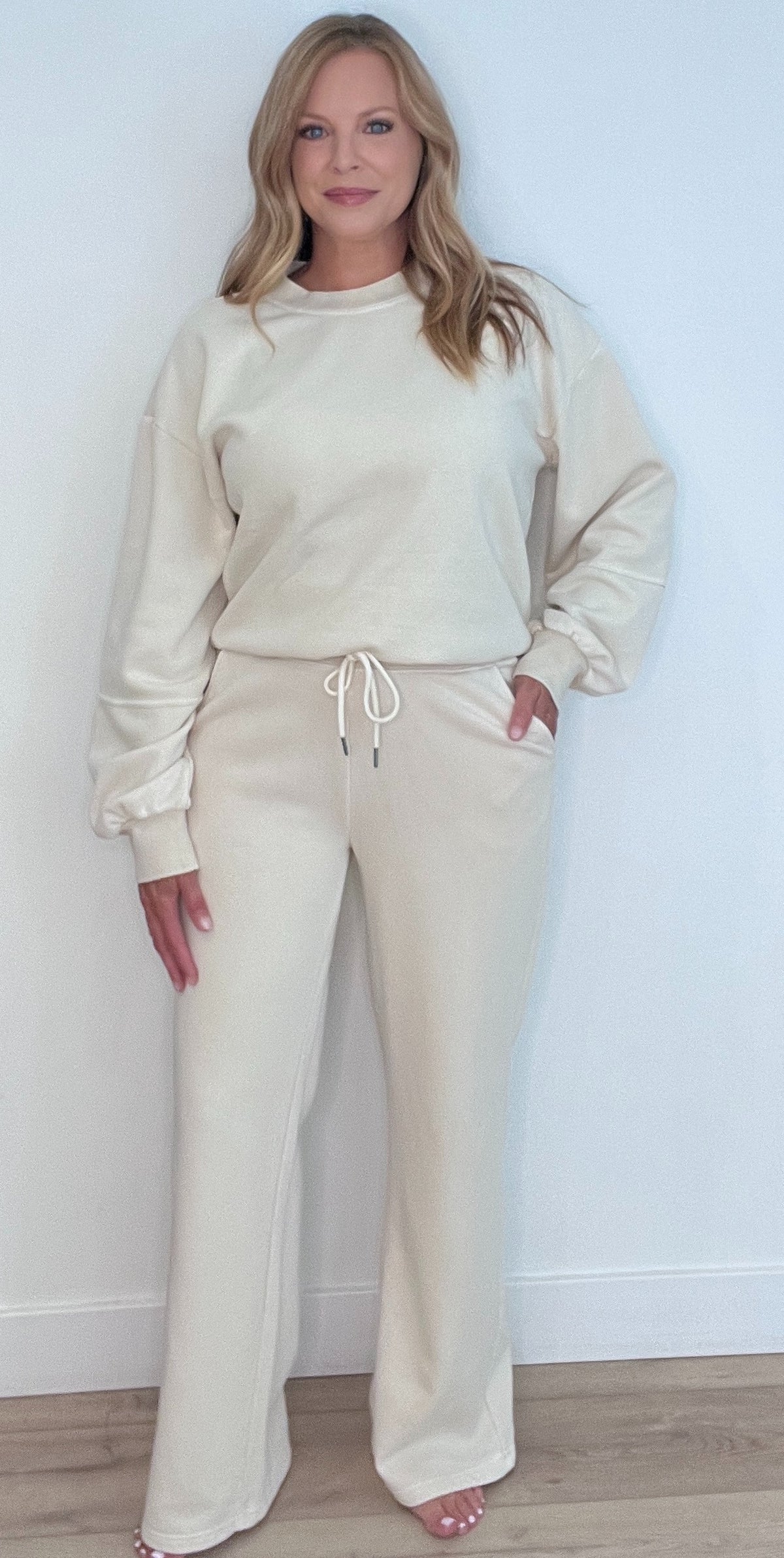 Ashford Sweatpants-White Swan