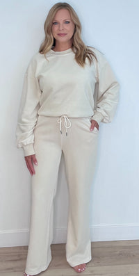 Ashford Sweatpants-White Swan