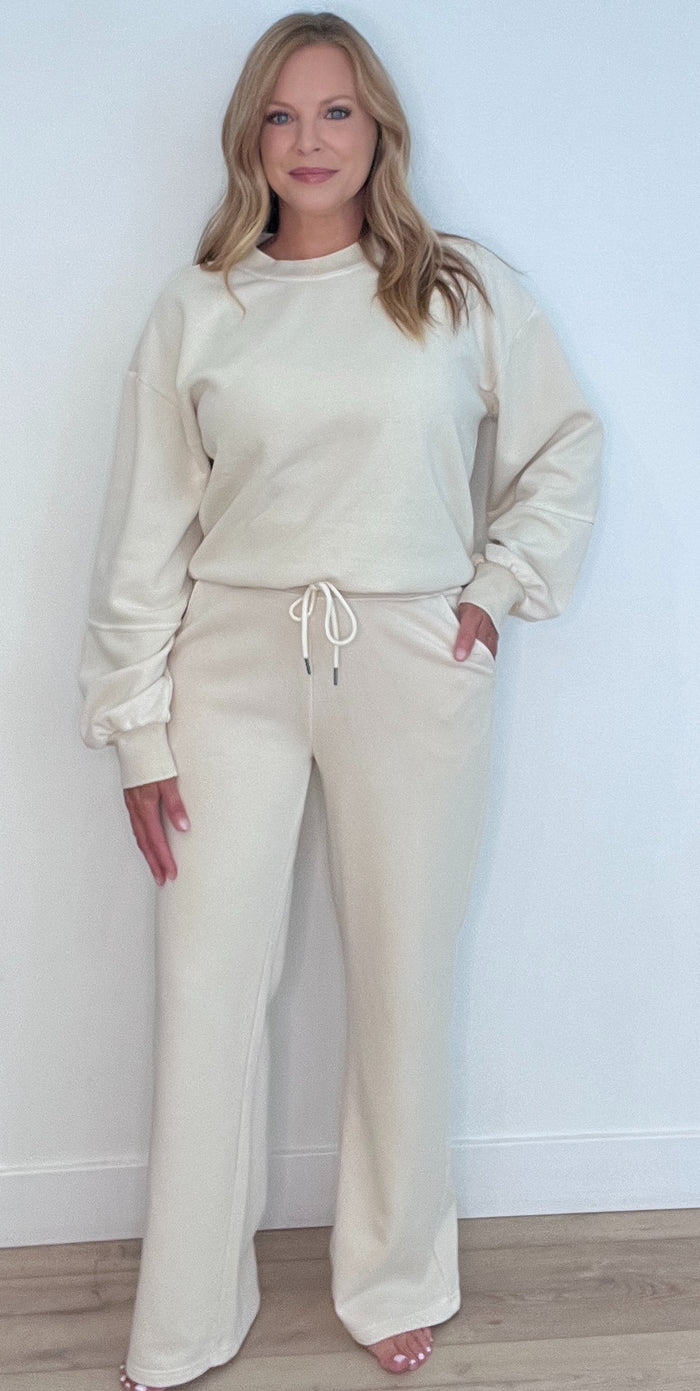 Ashford Sweatpants-White Swan