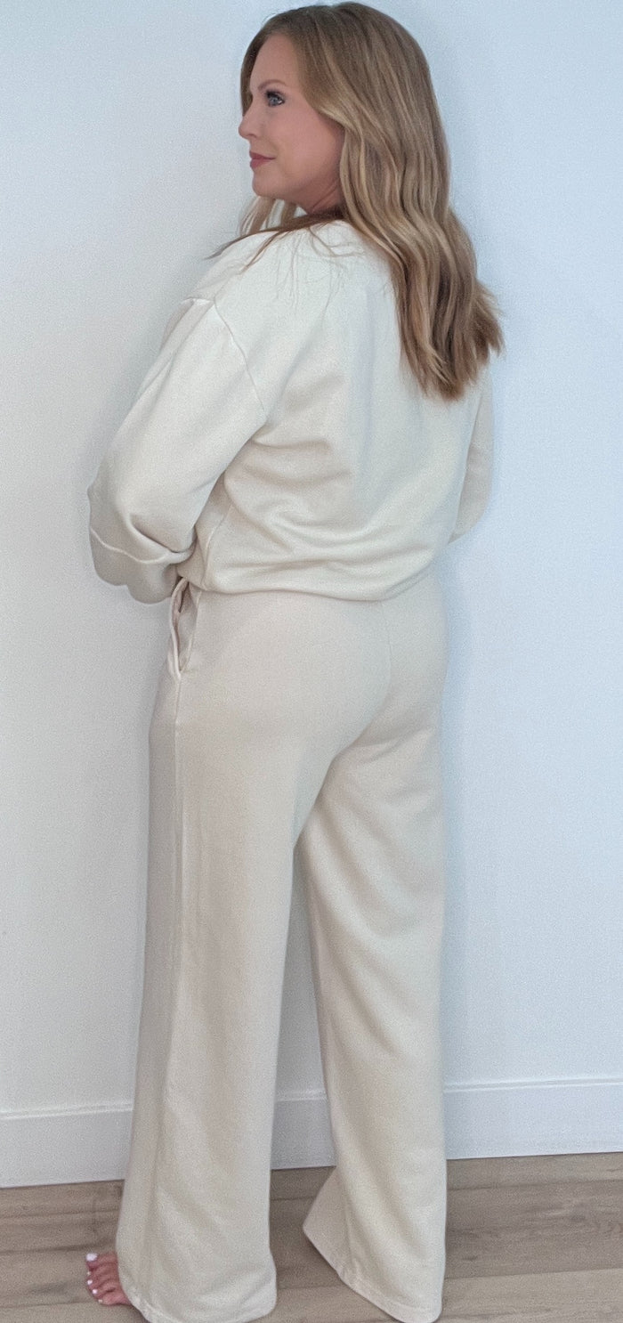 Ashford Sweatpants-White Swan