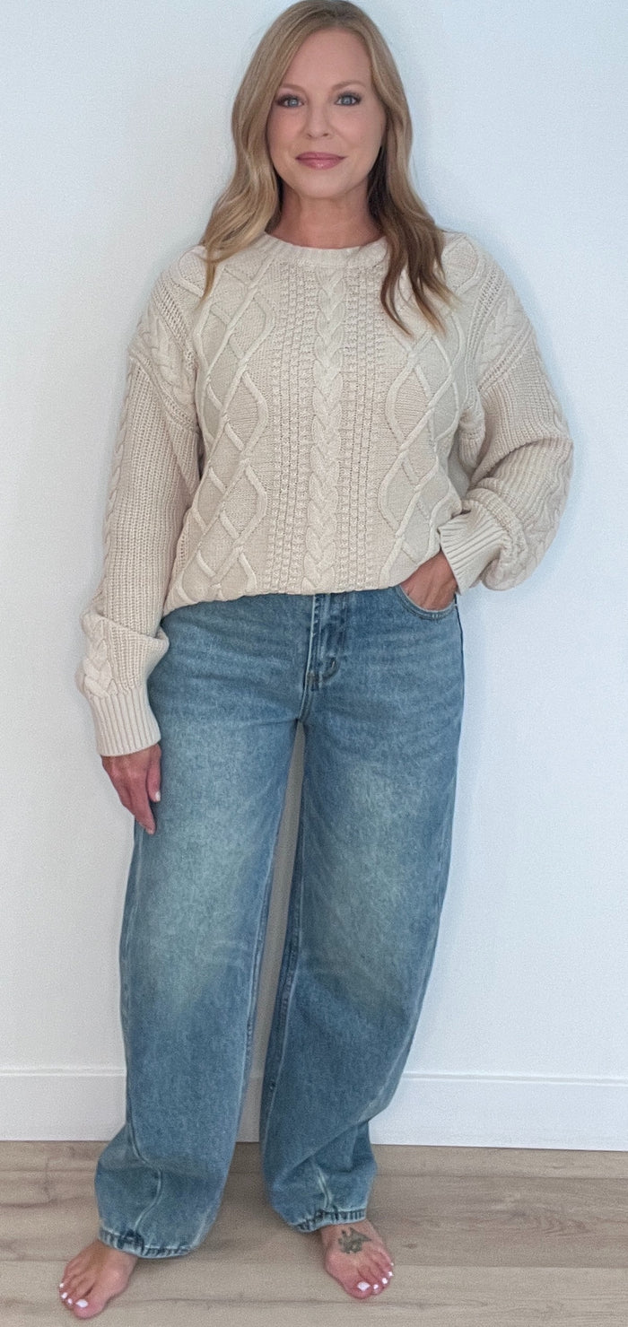 Everyday Barrel Jeans-