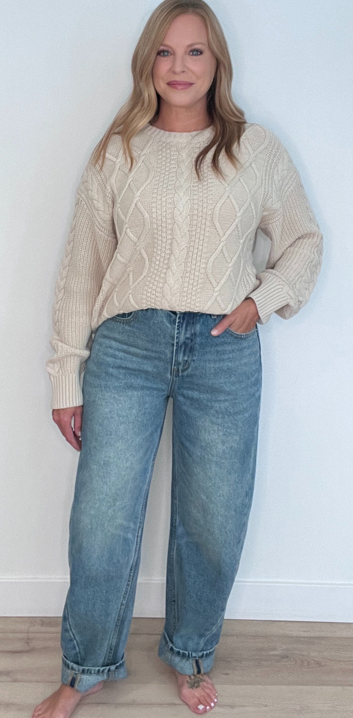 Everyday Barrel Jeans-