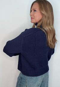 Blue Ridge Sweater-Navy