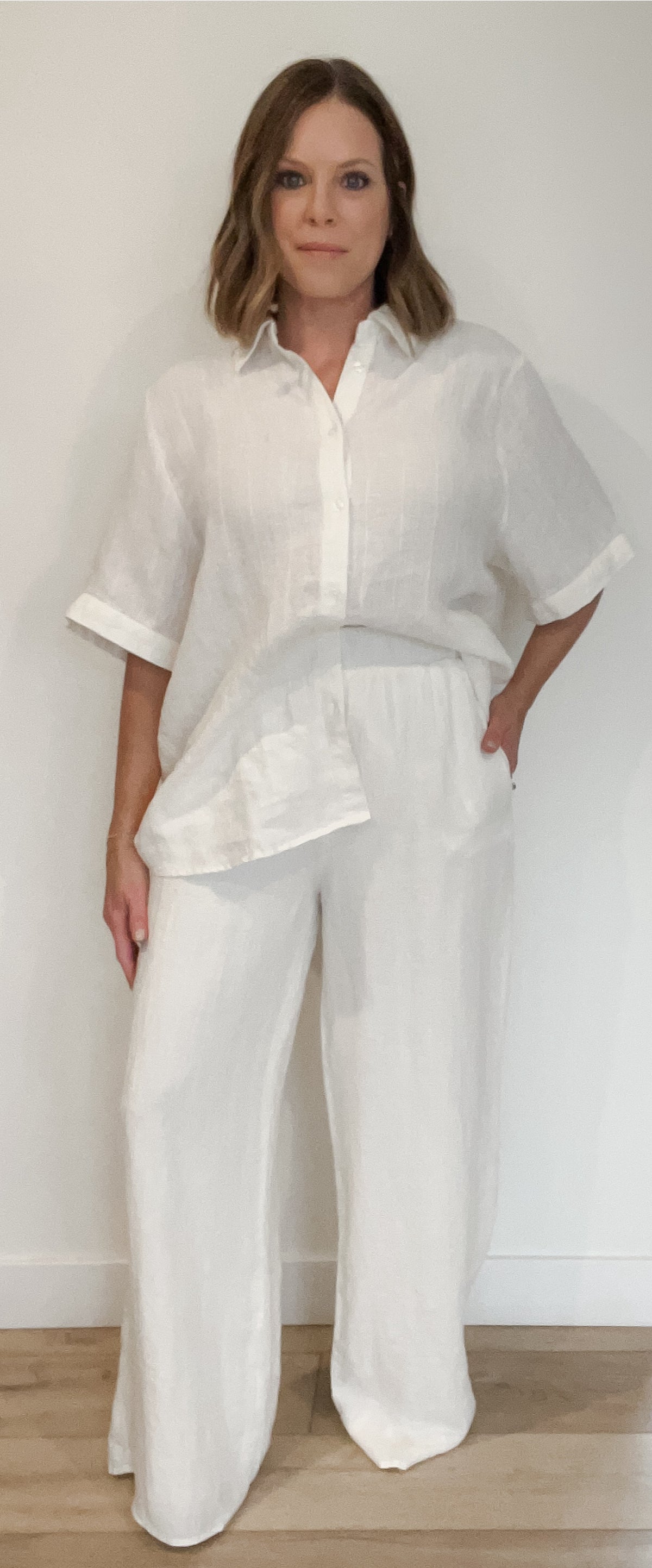 Amelia Woven Linen Pant-Final Sale