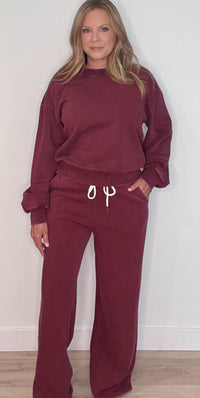 Ashford Sweatpants-Zinfandel