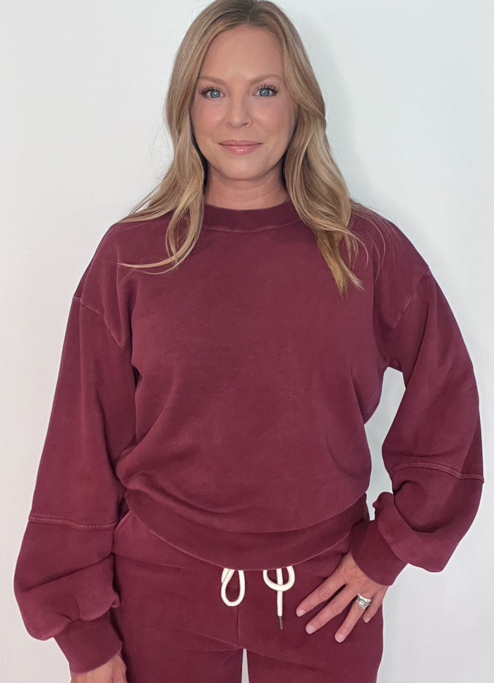 Ashford Sweatshirt-Zinfandel