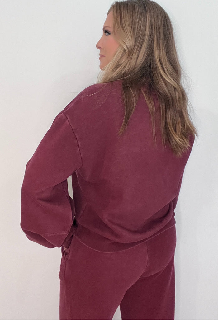 Ashford Sweatshirt-Zinfandel
