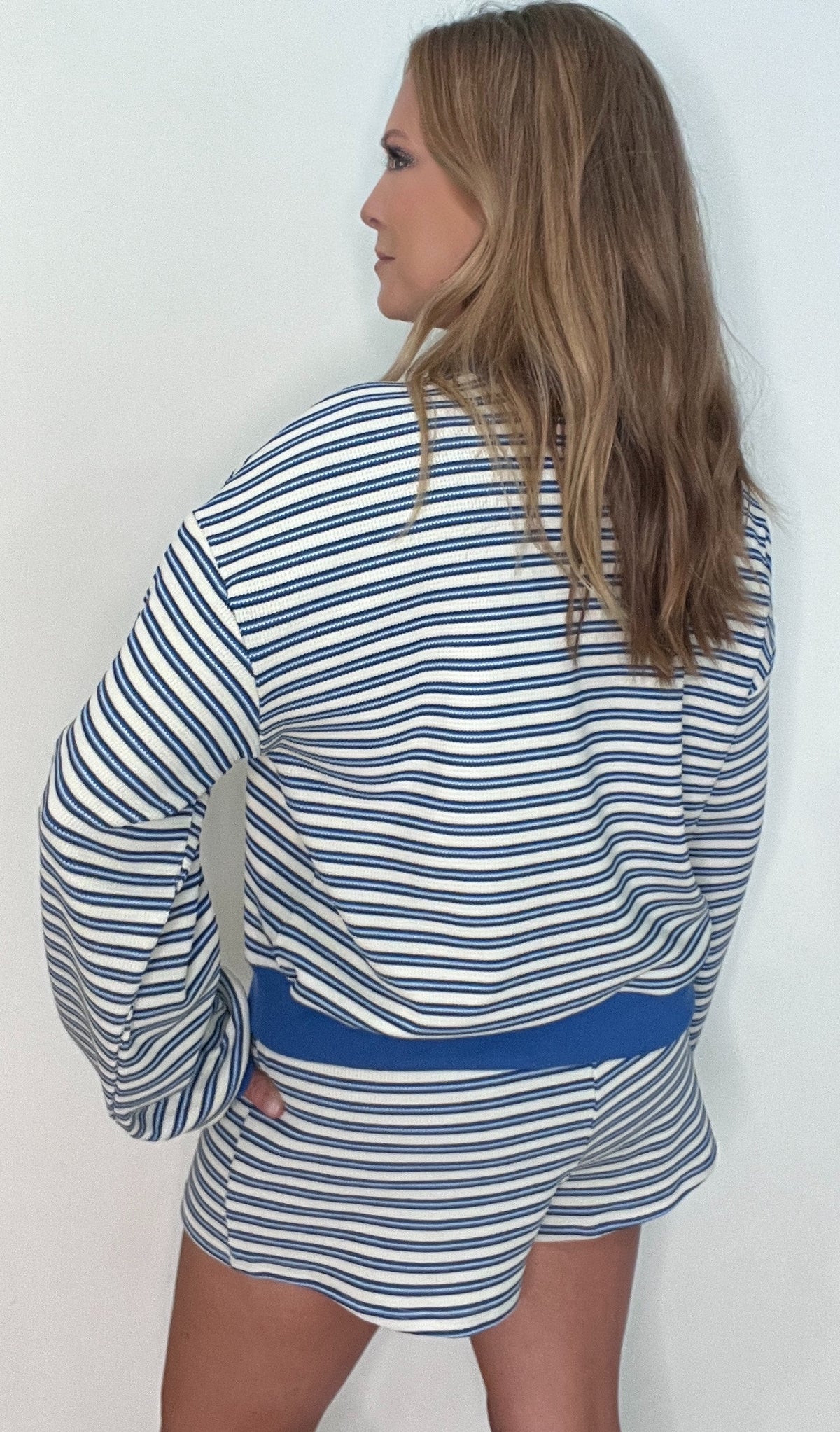 Coastline Comfort Set-Blue/Cream