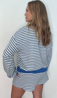 Coastline Comfort Set-Blue/Cream
