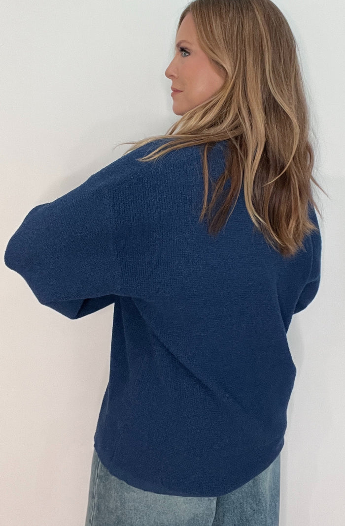Rockport Polo Sweater-Navy