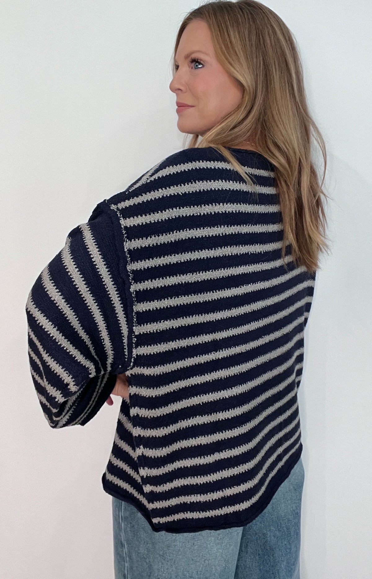 Emerson Sweater-Midnight/Grey