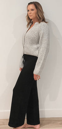 Easy Morning Sweater Pant-Black -Final Sale