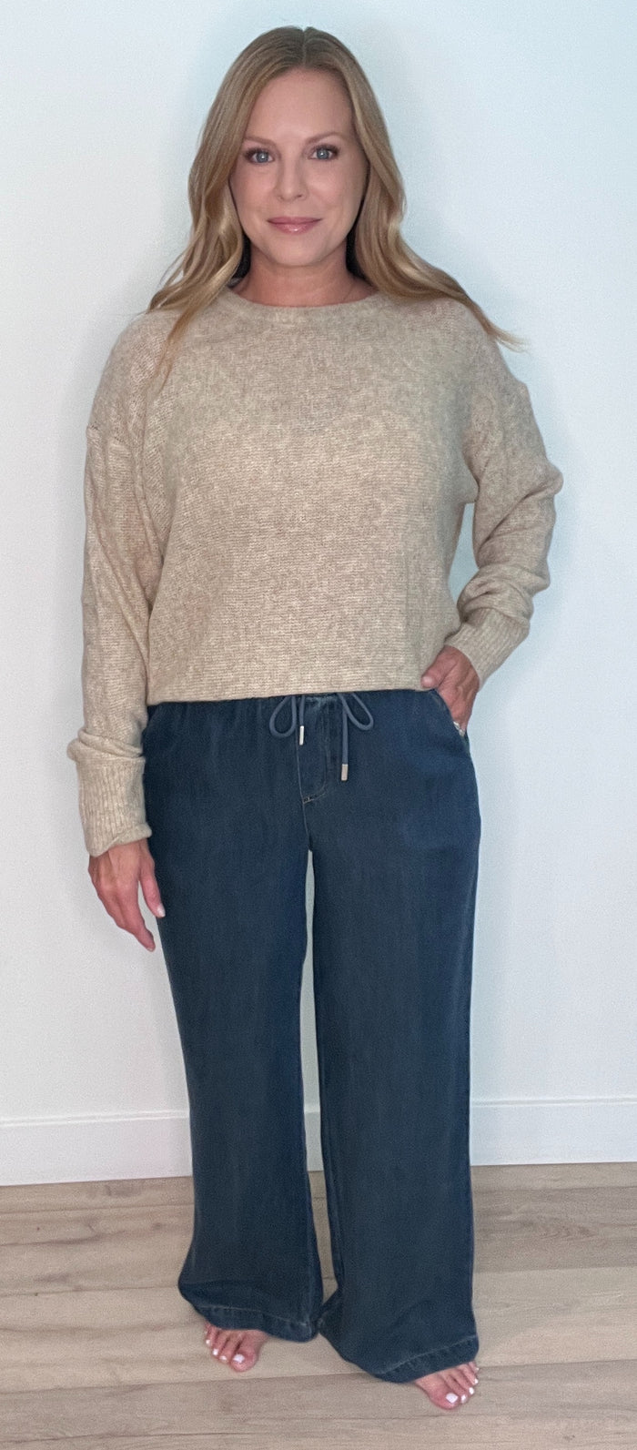 Wren Denim Pants- Dark Wash