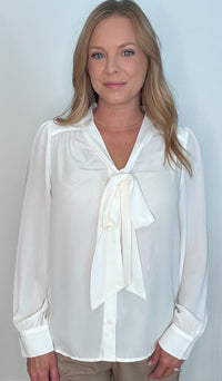 The City Blouse-Cream