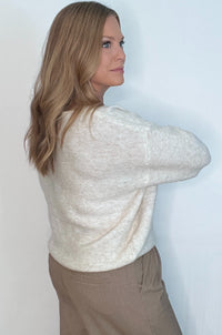 The Modern Boatneck Sweater-Ivory