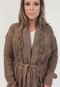 Daniella Fringe Cardigan -Final Sale