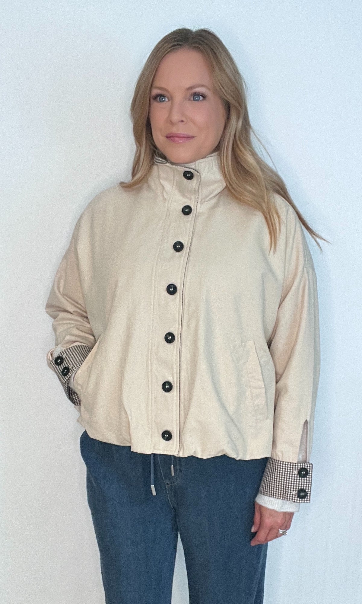 Park Avenue Jacket-Taupe