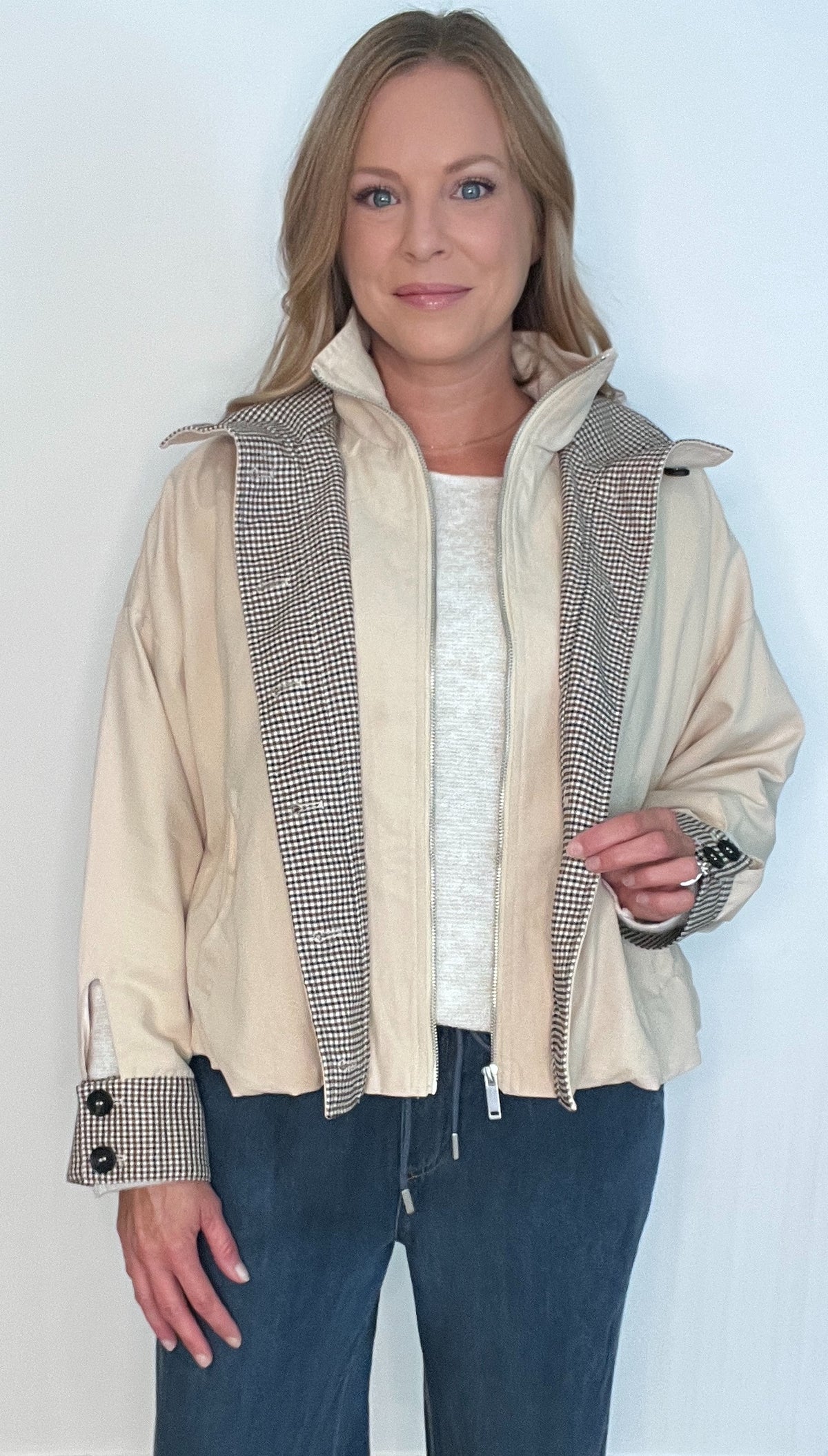 Park Avenue Jacket-Taupe