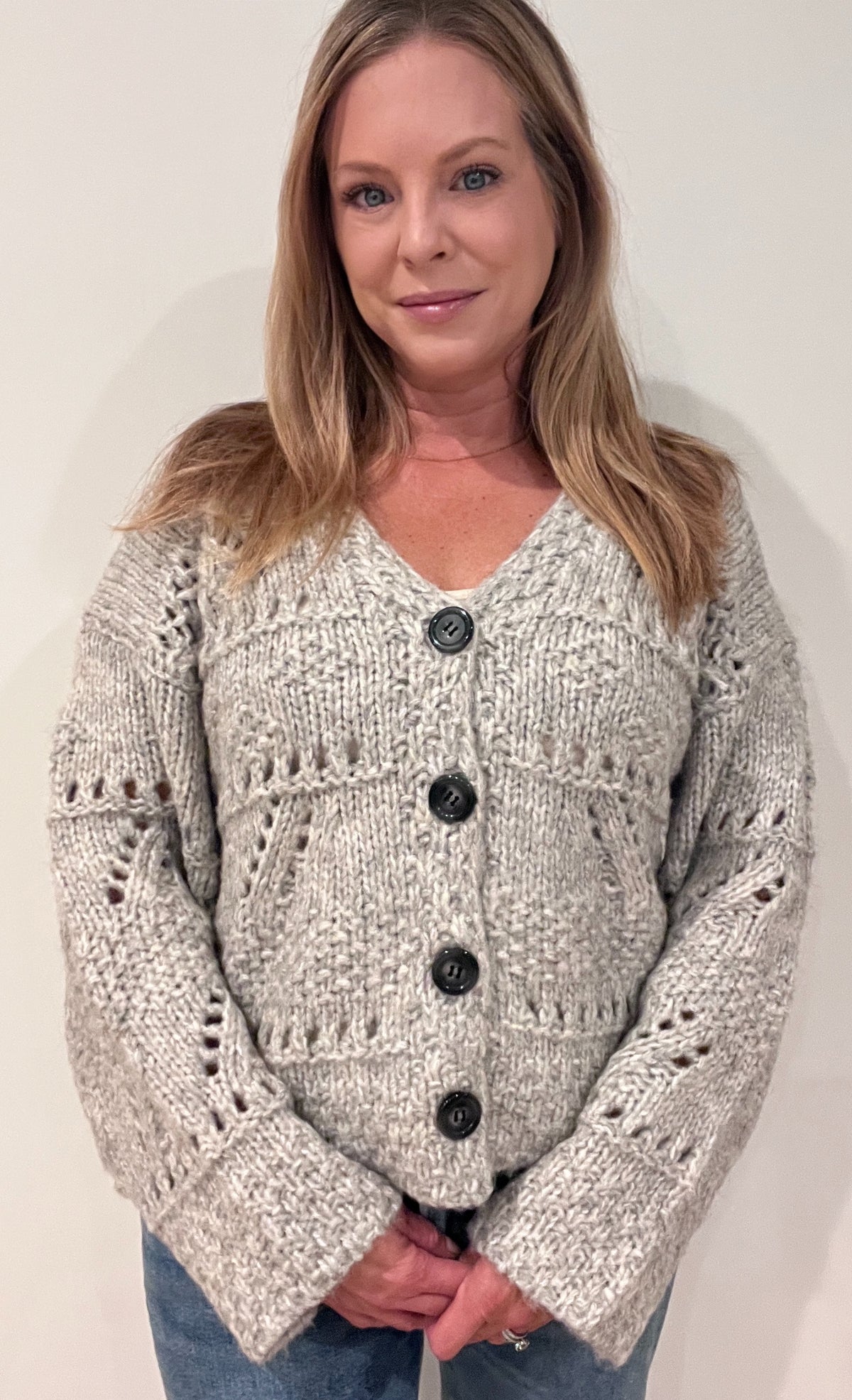 Hearthside Cardigan-Heather Grey