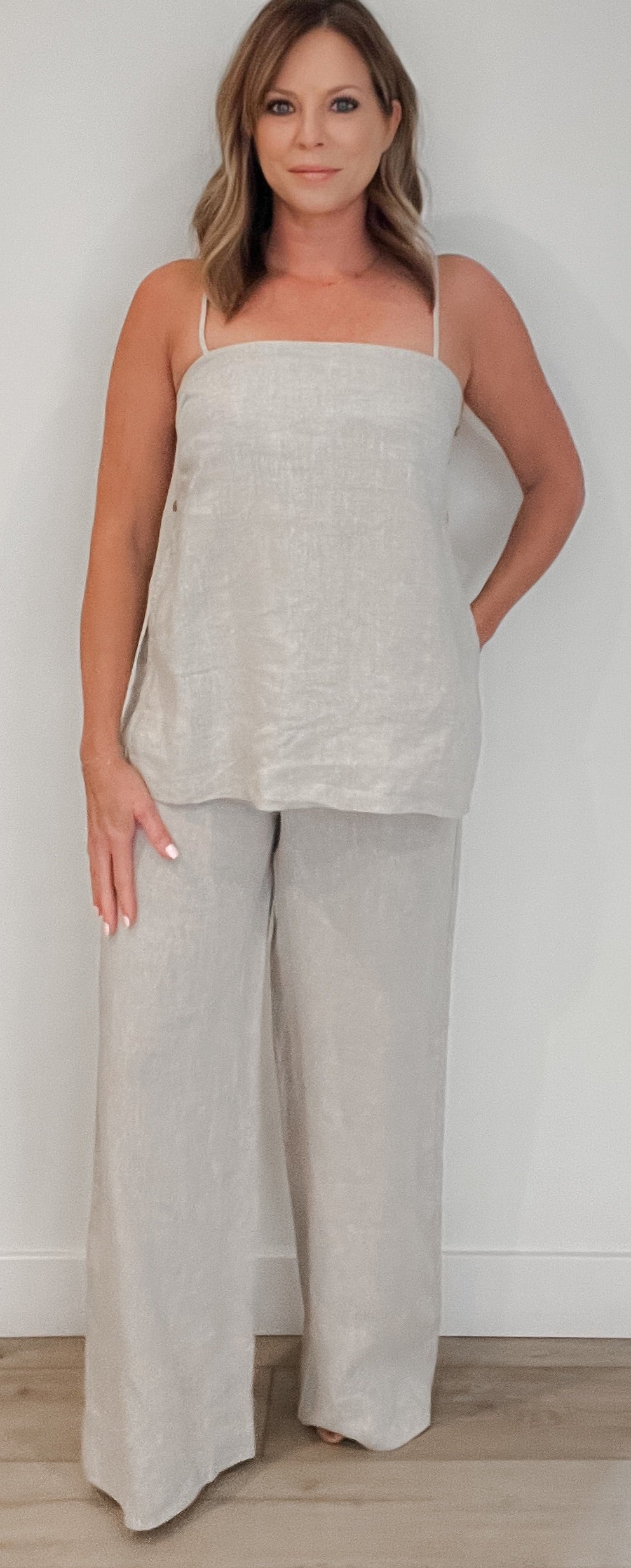 Julietta 100% Linen Tank