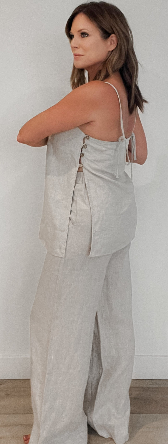Julietta 100% Linen Tank