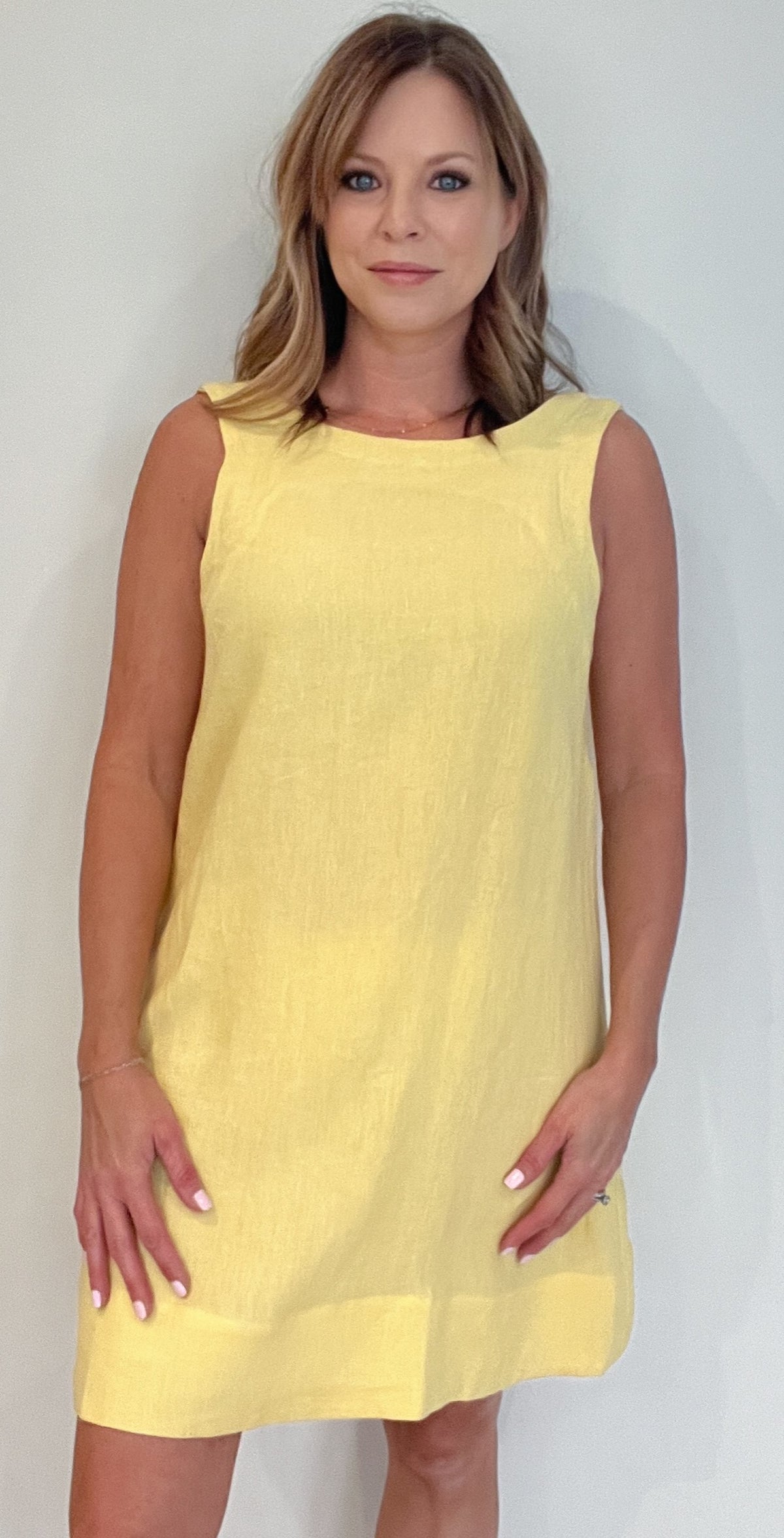 Sunshine 100% Linen Dress