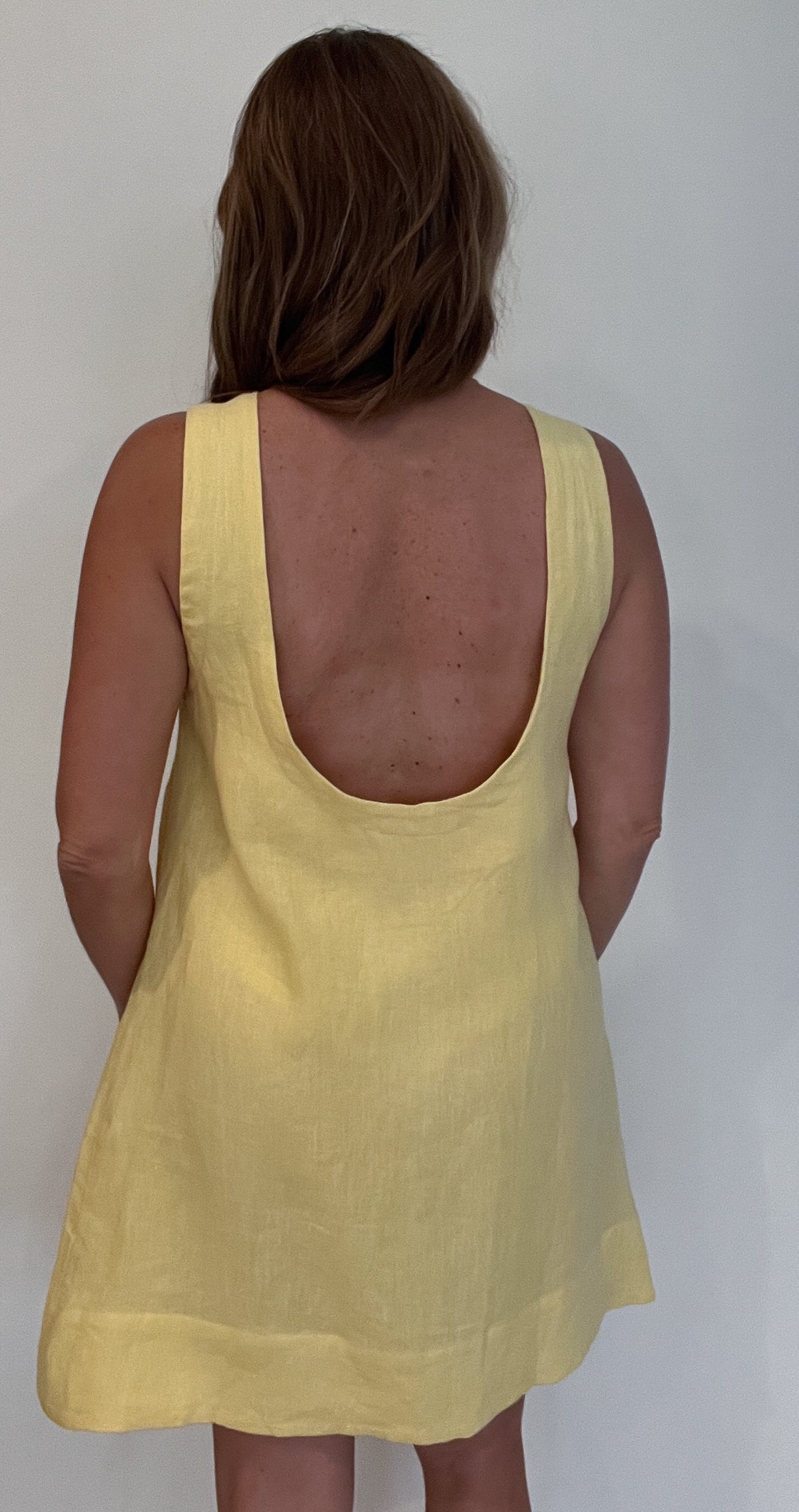 Sunshine 100% Linen Dress