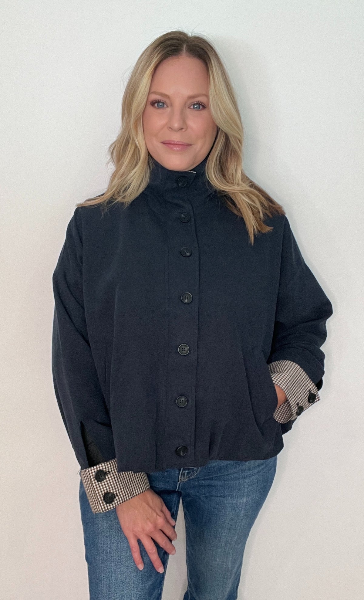 Park Avenue Jacket-Navy