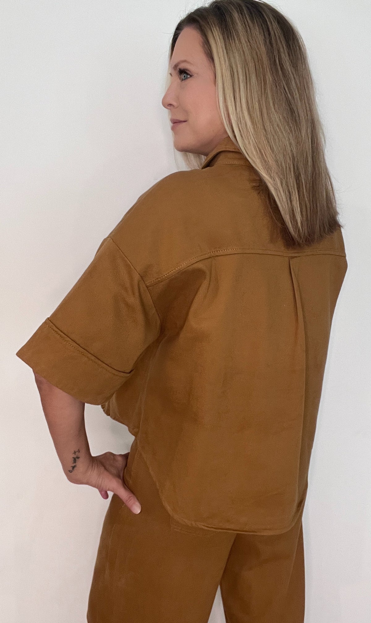 The Harvest Cotton Top-Toffee