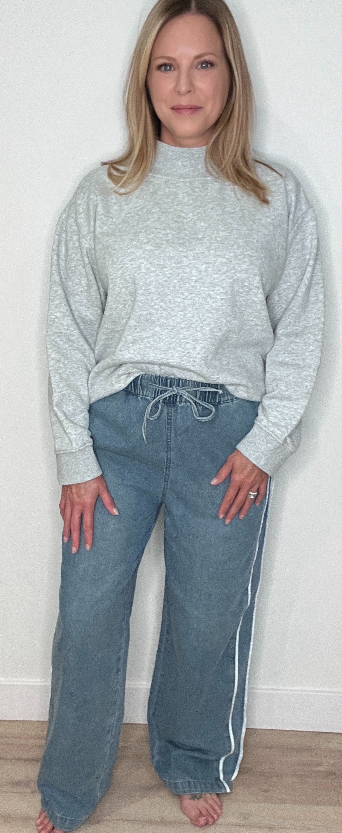 Coastal Track Denim-Light Wash
