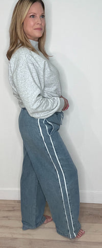 Coastal Track Denim-Light Wash