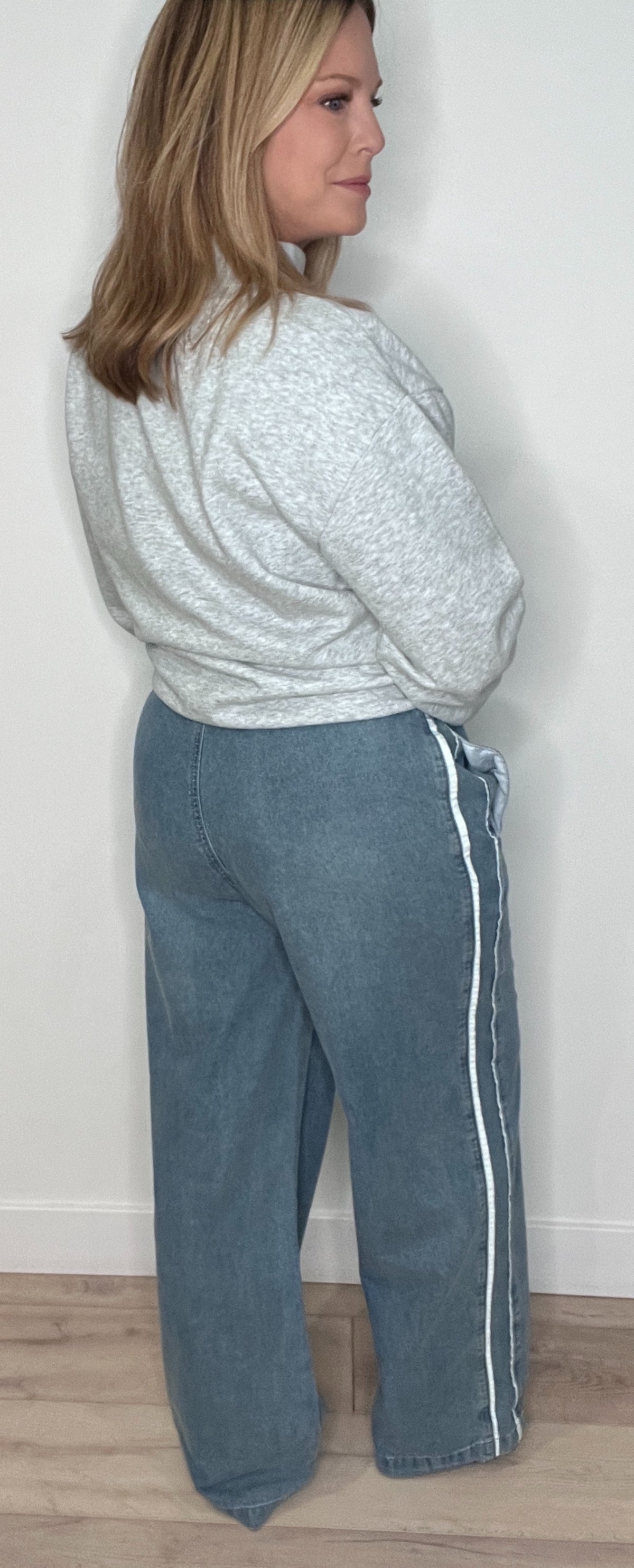 Coastal Track Denim-Light Wash