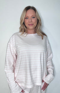 The Weekend Top-Blush/White