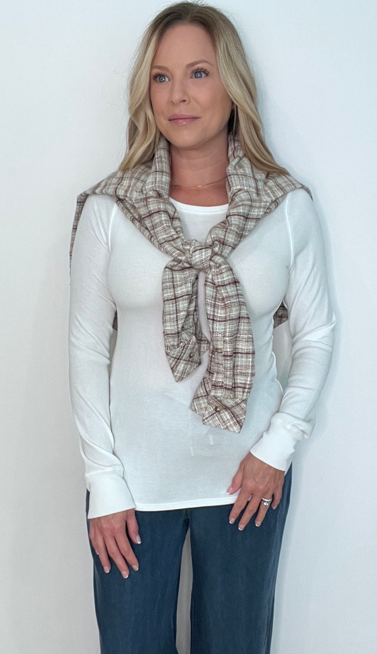 The Staple Top-White