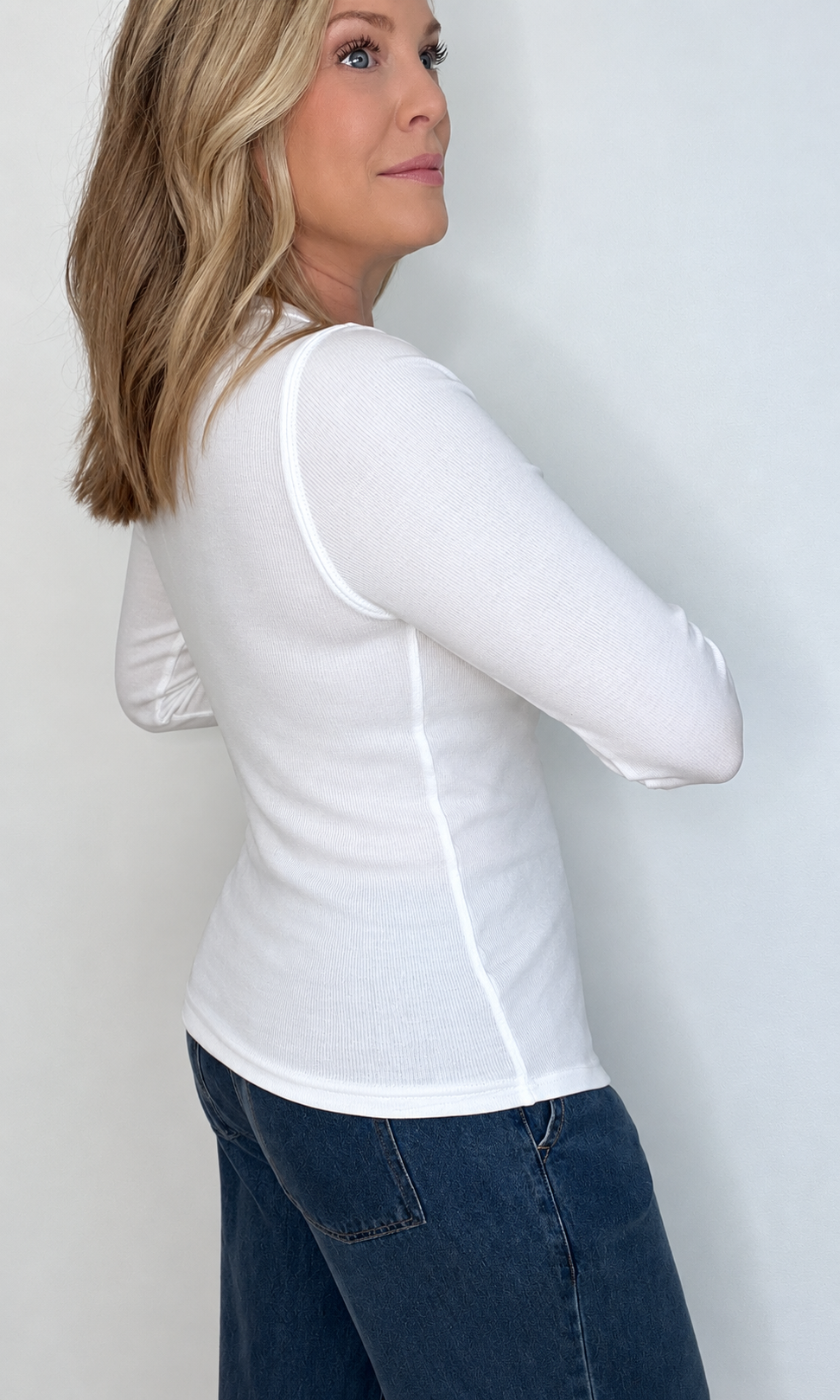 The Staple Top-White