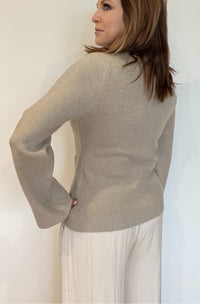 Tyler Cardigan-Beige-Final Sale