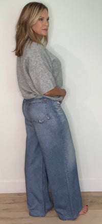 Sunday Faux Denim Terry Pants-