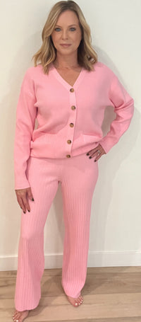 Emilia Knit Pants-Bubblegum-Final Sale