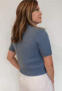 Skyline Sweater Set-Blue-Final Sale