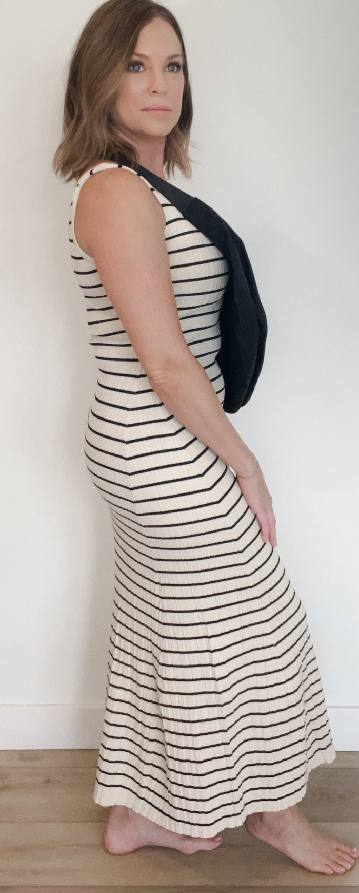 Ren Striped Knit Dress-Final Sale