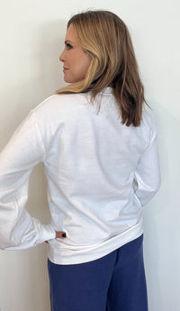 Winter Wonderland Sweatshirt-White-Final Sale